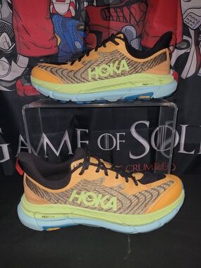 Hoka Mafate Speed 4 Solar Flare Lettuce Running Shoes